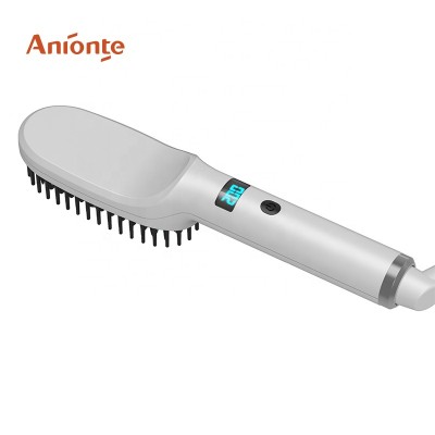 Newest Arrival Good Quality Hair straightener brush  New hot sale hair straightener comb