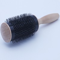 Professional Hair Brush manufactory , round thermal barrel wooden hair brush